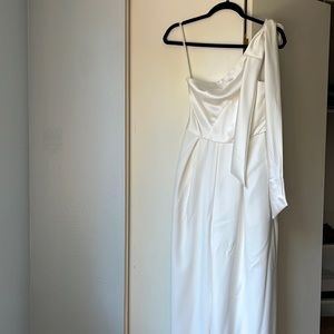 Gently used AMSALE/BHLDN Ivory Jumpsuit